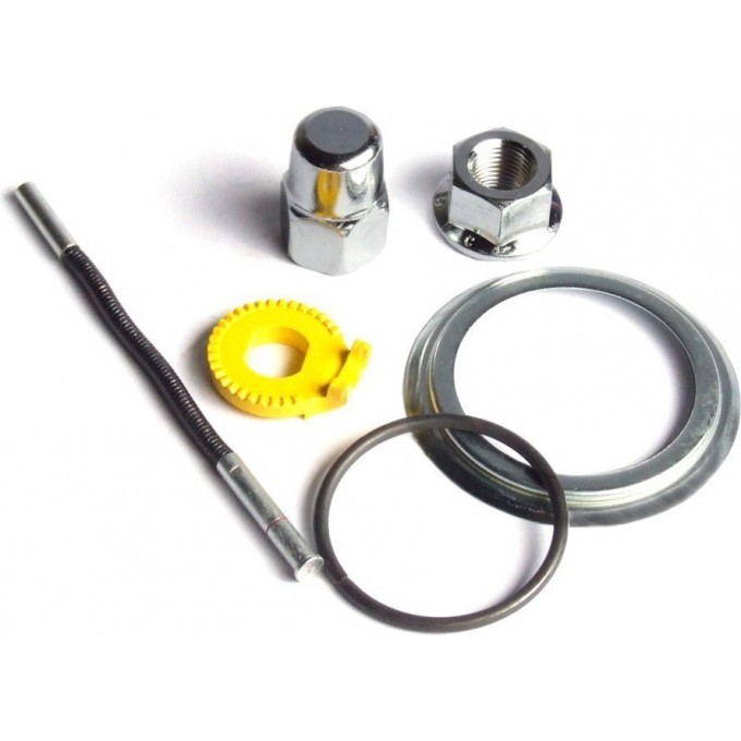 Комплект установочный для SHIMANO SG-3C41 (штырек 81,85мм, гайки фланцевая и колпачковая), ASM3C41NCS020E